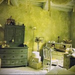 Wallpaper in the style of Provence in the interior photo 1