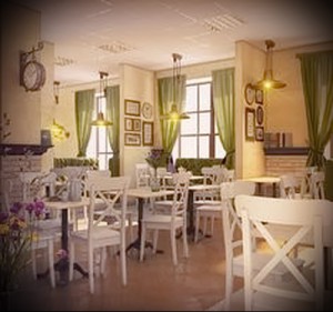 interior of the cafe in the style of Provence Photo 2
