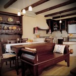 small kitchen in style Provence interior photo 2