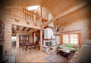 интерьер деревянного дома в стиле прованс фото - пример от 27020216 2
