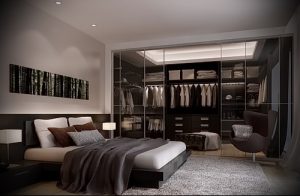 дизайн спальни с гардеробной комнатой фото - интересный пример от 07052016 1