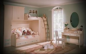 Интерьер детской комнаты для девочки - фото пример 020