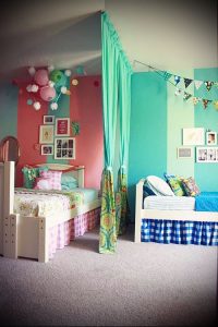 Интерьер детской комнаты для девочки - фото пример 024