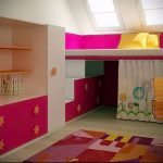 Интерьер детской комнаты для девочки - фото пример 032