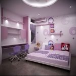 Интерьер детской комнаты для девочки - фото пример 047