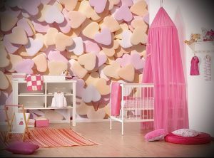 Интерьер детской комнаты для девочки - фото пример 066