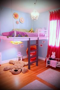 Интерьер детской комнаты для девочки - фото пример 075