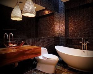 Фото Интерьер ванной комнаты совмещенной с туалетом - 22052017 - пример - 032
