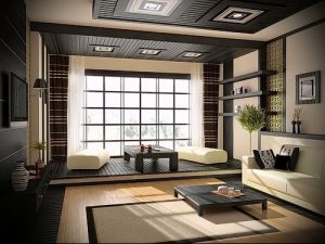 Фото Интерьер и дизайн японской гостиной - 02062017 - пример - 001 Japane living room