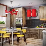 Фото Яркие акценты в интерьере кухни - 02062017 - пример - 006 interior of the kitchen