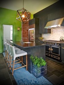 Фото Яркие акценты в интерьере кухни - 02062017 - пример - 017 interior of the kitchen.1707