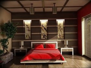 фото Японская спальня интерьер от 01.08.2017 №017 - Japanese bedroom interior