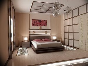 фото Японская спальня интерьер от 01.08.2017 №026 - Japanese bedroom interior
