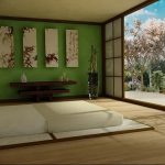фото Японская спальня интерьер от 01.08.2017 №050 - Japanese bedroom interior
