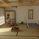 фото Японская спальня интерьер от 01.08.2017 №067 - Japanese bedroom interior