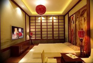фото Японская спальня интерьер от 01.08.2017 №068 - Japanese bedroom interior