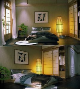 фото Японский интерьер комнаты от 19.08.2017 №009 - Japanese room interior_design-foto