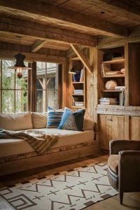 фото Интерьер в деревянном стиле от 27.12.2017 №019 - Interior in a woode - design-foto