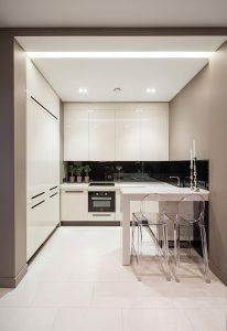 фото Интерьер маленькой кухни от 27.12.2017 №021 - Interior of a small kitchen - 2018