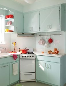 фото Интерьер маленькой кухни от 27.12.2017 №055 - Interior of a small kitchen - 2018