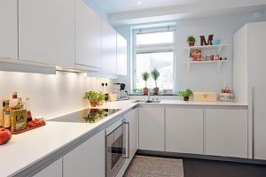 фото Интерьер маленькой кухни от 27.12.2017 №061 - Interior of a small kitchen - 2018