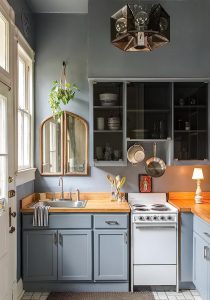 фото Интерьер маленькой кухни от 27.12.2017 №067 - Interior of a small kitchen - 2018