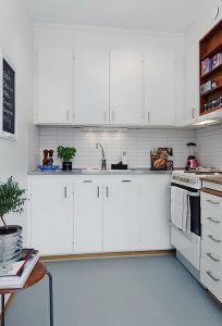 фото Интерьер маленькой кухни от 27.12.2017 №075 - Interior of a small kitchen - 2018