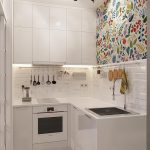 фото Интерьер маленькой кухни от 27.12.2017 №079 - Interior of a small kitchen - 2018