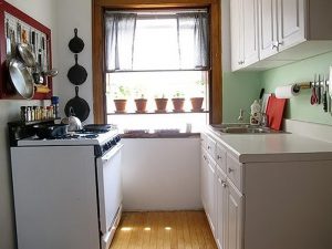 фото Интерьер маленькой кухни от 27.12.2017 №083 - Interior of a small kitchen - 2018