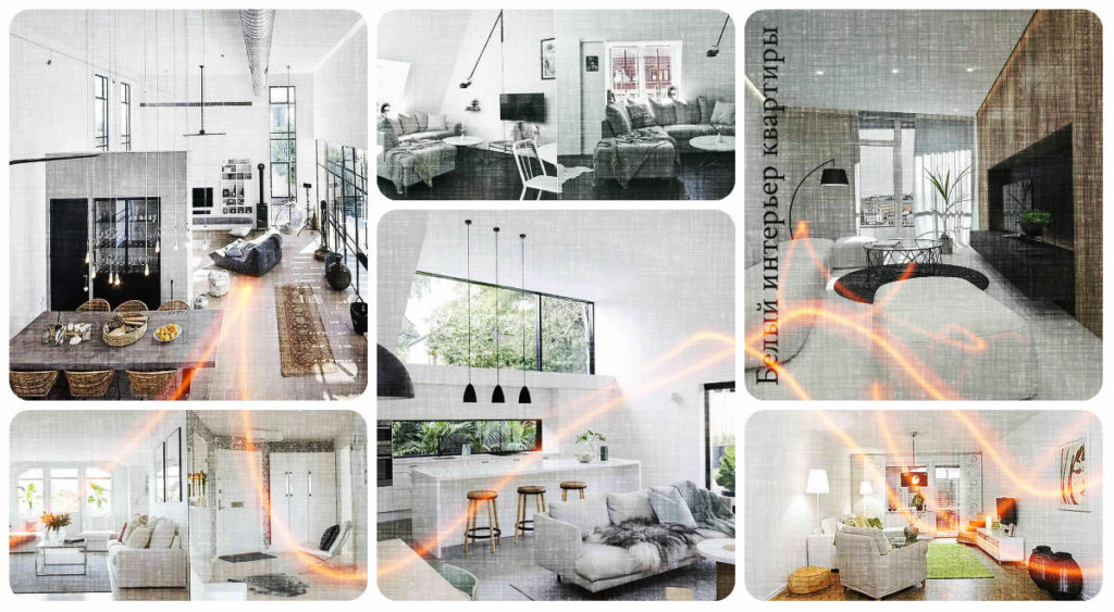 Белый интерьер квартиры - фото коллекция интересных готовых проектов и идей