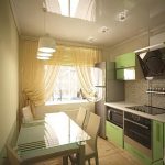 фото Интерьер кухни 9 кв м от 02.01.2018 №010 - Kitchen interior 9 sq M - design-foto.ru