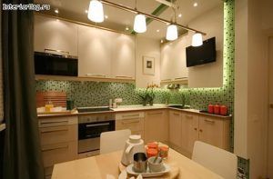 фото Интерьер кухни 9 кв м от 02.01.2018 №020 - Kitchen interior 9 sq M - design-foto.ru