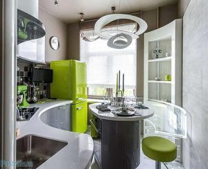 фото Интерьер кухни 9 кв м от 02.01.2018 №024 - Kitchen interior 9 sq M - design-foto.ru