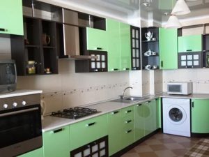 фото Интерьер кухни 9 кв м от 02.01.2018 №027 - Kitchen interior 9 sq M - design-foto.ru