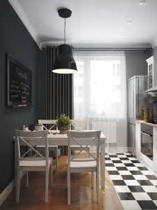 фото Интерьер кухни 9 кв м от 02.01.2018 №033 - Kitchen interior 9 sq M - design-foto.ru