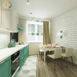 фото Интерьер кухни 9 кв м от 02.01.2018 №038 - Kitchen interior 9 sq M - design-foto.ru