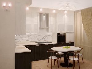фото Интерьер кухни 9 кв м от 02.01.2018 №043 - Kitchen interior 9 sq M - design-foto.ru
