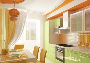 фото Интерьер кухни 9 кв м от 02.01.2018 №063 - Kitchen interior 9 sq M - design-foto.ru