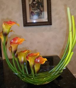 фото Искусственные цветы в интерьере от 26.03.2018 №045 - Artificial flowe - design-foto.ru