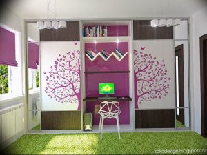 Фото Интерьер комнаты для девочки 20.06.2019 №419 - Interior room for girl - design-foto.ru