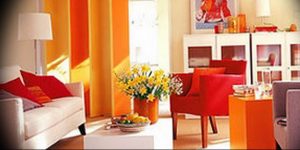 Фото Оранжевый цвет в интерь 20.06.2019 №067 - Orange color in the interio - design-foto.ru