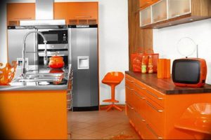 Фото Оранжевый цвет в интерь 20.06.2019 №069 - Orange color in the interio - design-foto.ru