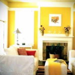 желтый цвет в интерьере гостиной 09.10.2019 №013 -yellow in interior- design-foto.ru