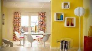 желтый цвет в интерьере гостиной 09.10.2019 №020 -yellow in interior- design-foto.ru
