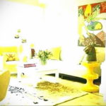 желтый цвет в интерьере гостиной 09.10.2019 №027 -yellow in interior- design-foto.ru