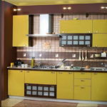 желтый цвет в интерьере кухни 09.10.2019 №006 -yellow in interior- design-foto.ru