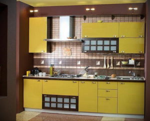 желтый цвет в интерьере кухни 09.10.2019 №006 -yellow in interior- design-foto.ru