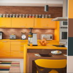 желтый цвет в интерьере кухни 09.10.2019 №016 -yellow in interior- design-foto.ru