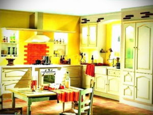 желтый цвет в интерьере кухни 09.10.2019 №029 -yellow in interior- design-foto.ru
