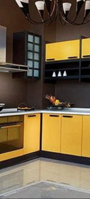 желтый цвет в интерьере кухни 09.10.2019 №044 -yellow in interior- design-foto.ru